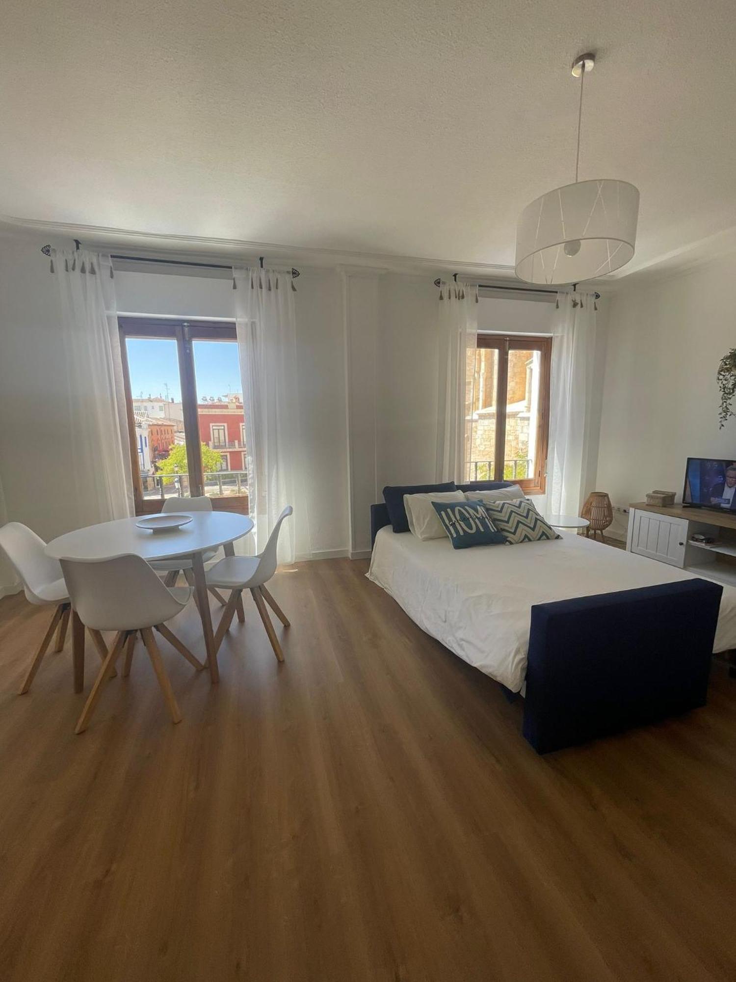 Appartamento Blanco Y Anil Plaza Valdepeñas Esterno foto
