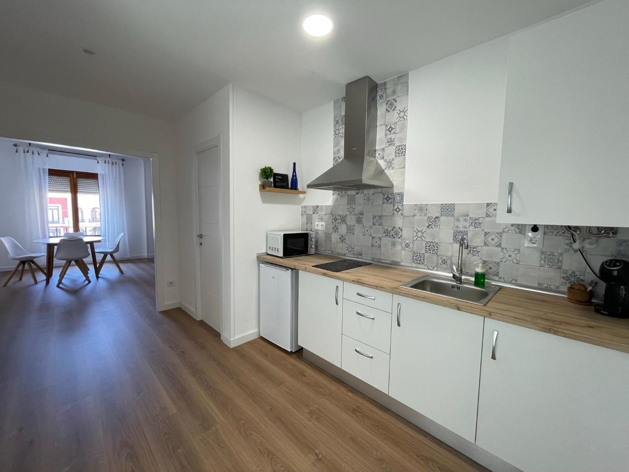 Appartamento Blanco Y Anil Plaza Valdepeñas Esterno foto