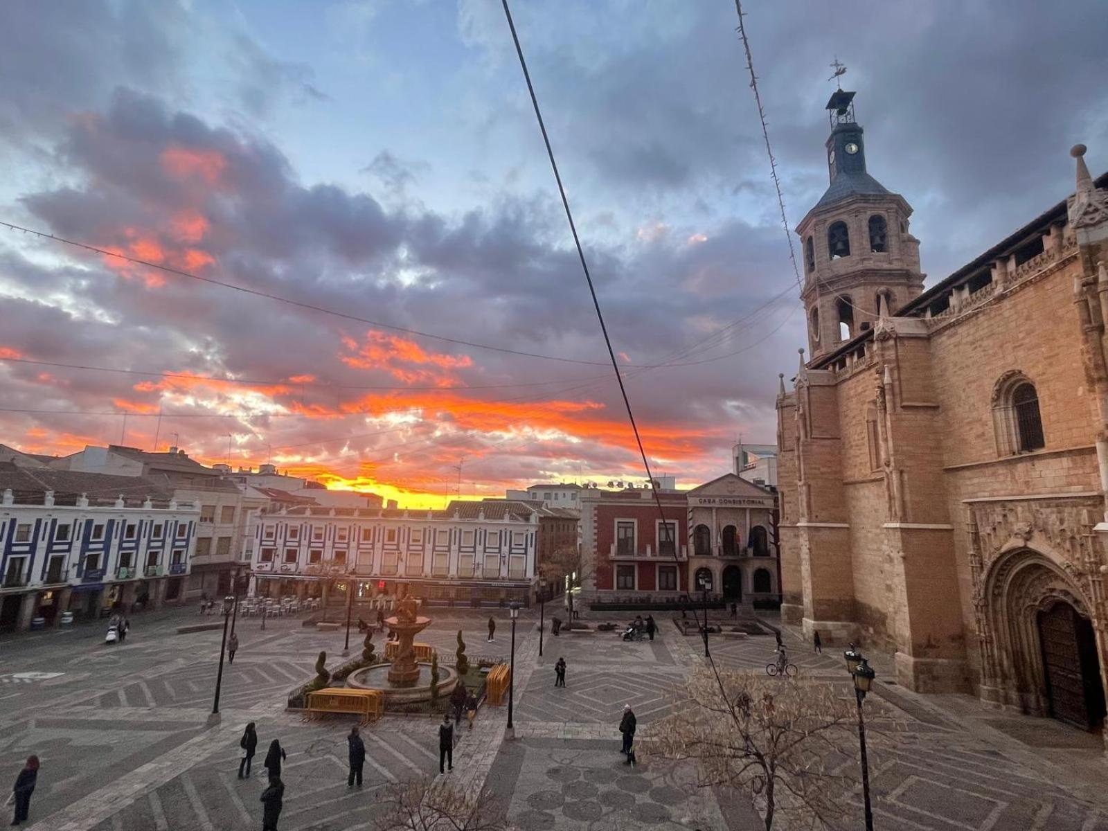 Appartamento Blanco Y Anil Plaza Valdepeñas Esterno foto